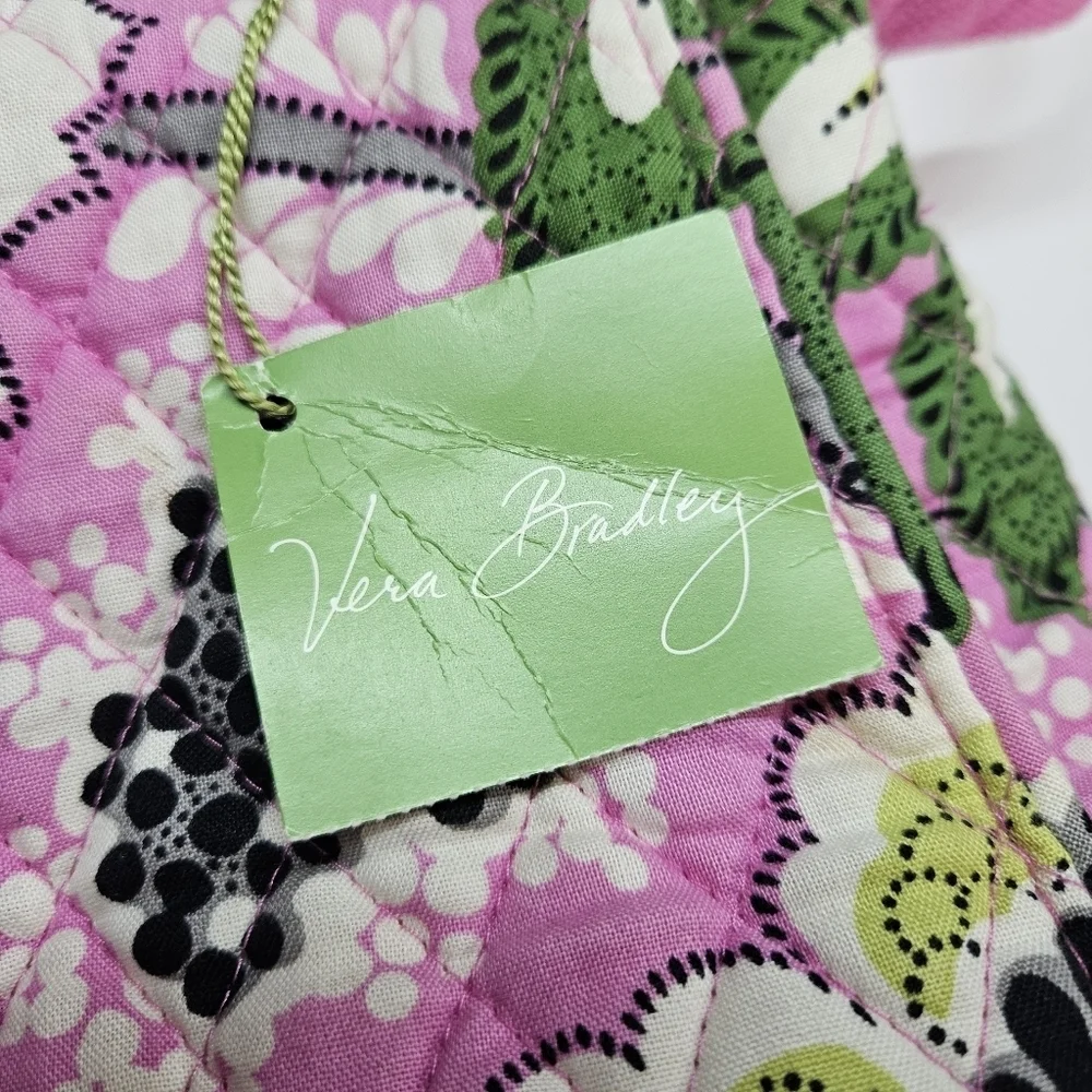 NEW Vera Bradley Priscilla Pink Floral Messenger Baby Bag